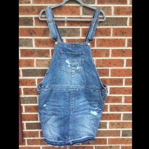 Maurices denim skirt overall